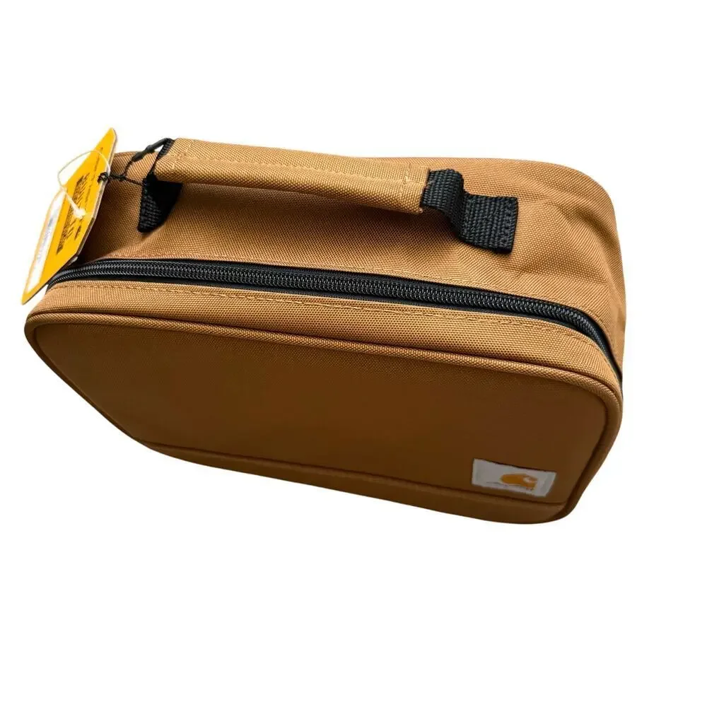 NWT Carhartt CI0286 Unisex Brown Insulated Lunch Cooler Water Resistant‎ Bag